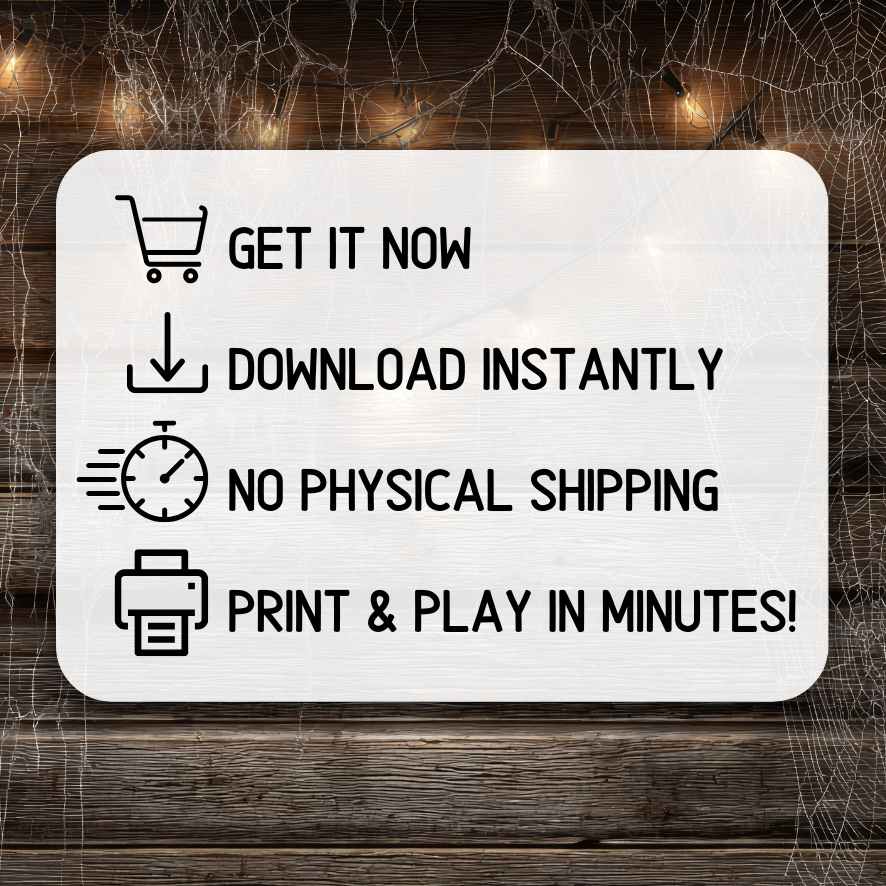 Printable Halloween party games