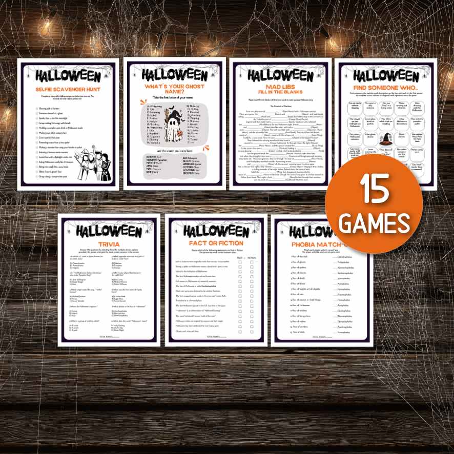 halloween games bundle ideas