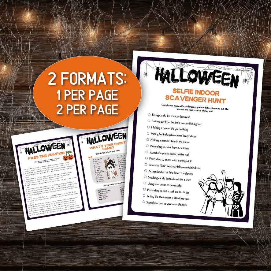 games for halloween party