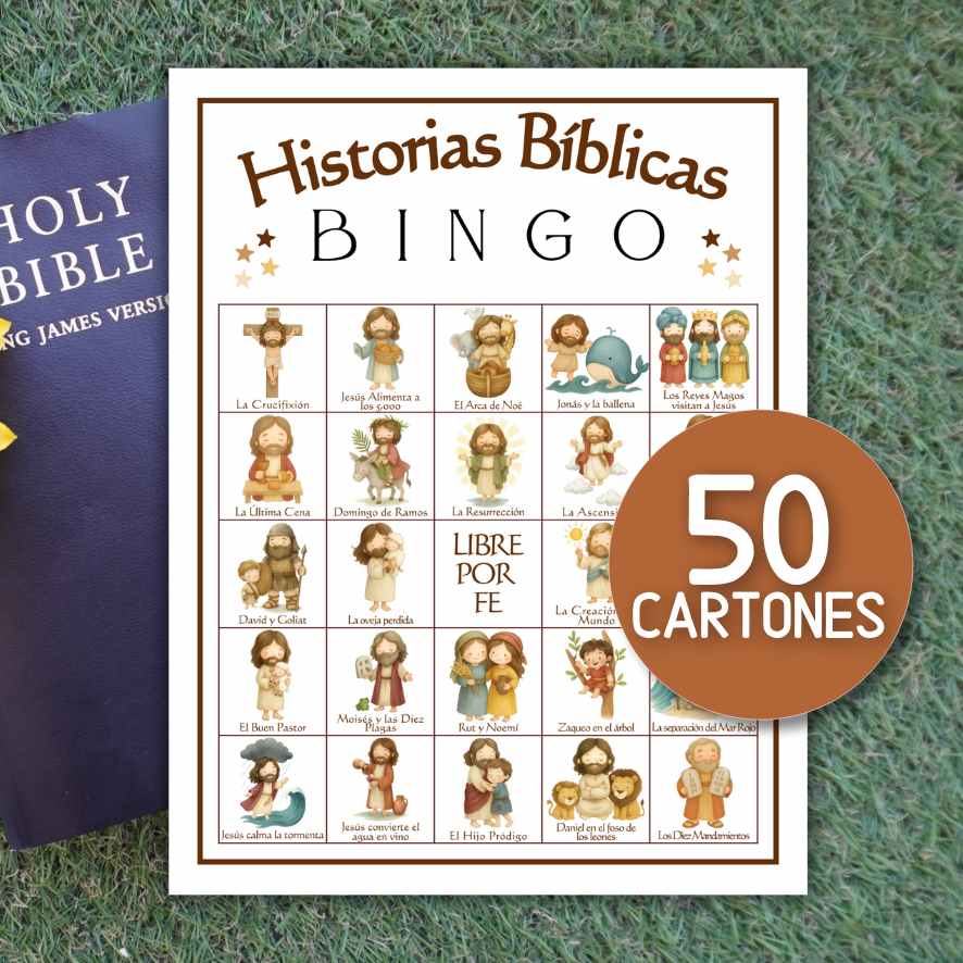 bingo biblico para niños
