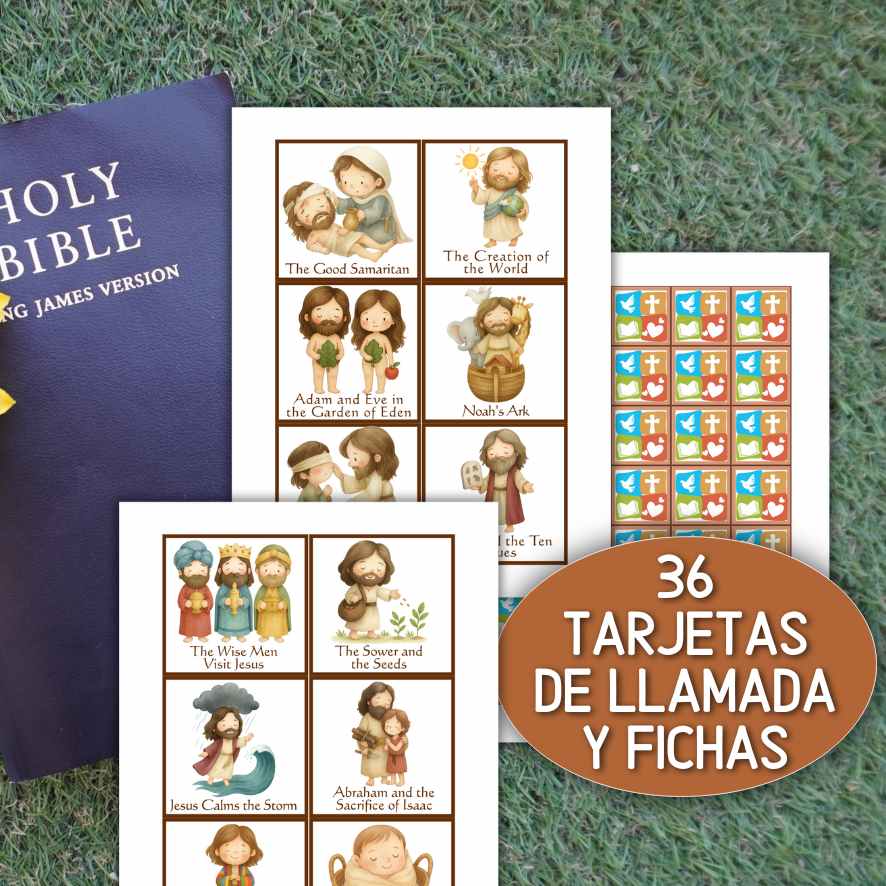 juego de bingo biblico