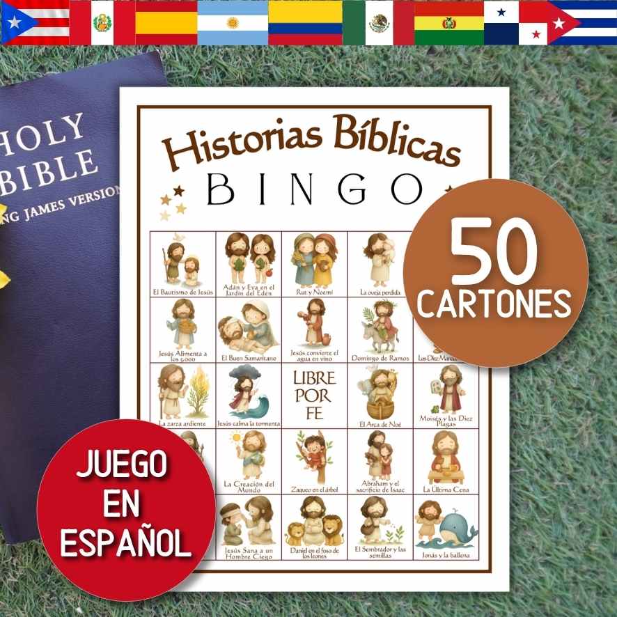 bingo personajes de la biblia