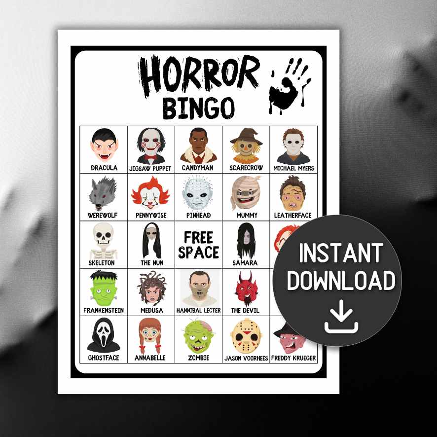 Horror Movie Bingo Night