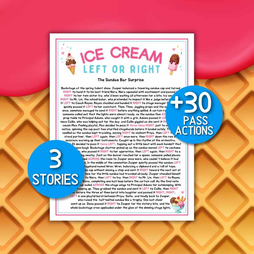 ice cream left or right game