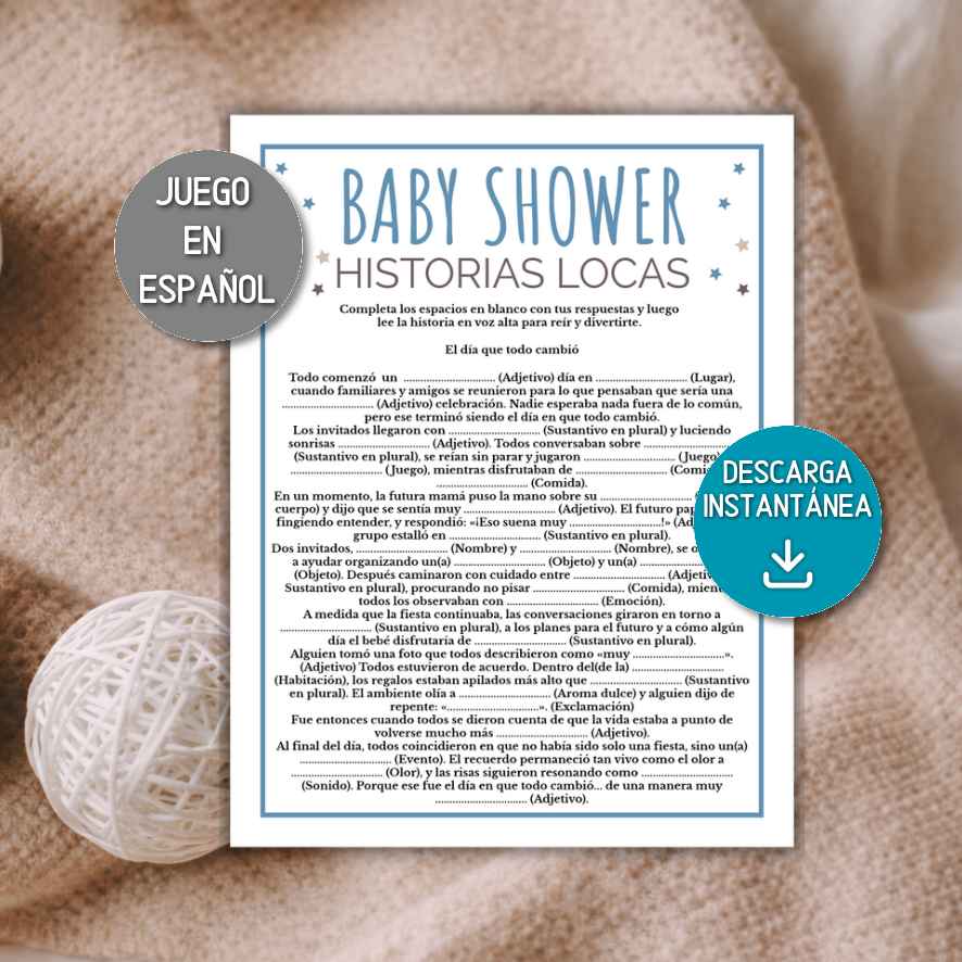 juegos imprimibles baby shower