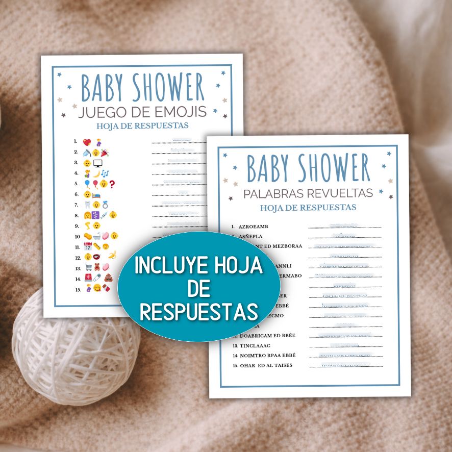 juegos baby shower en español