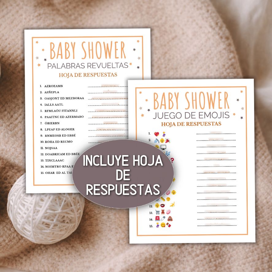 juegos para bienvenida del bebé