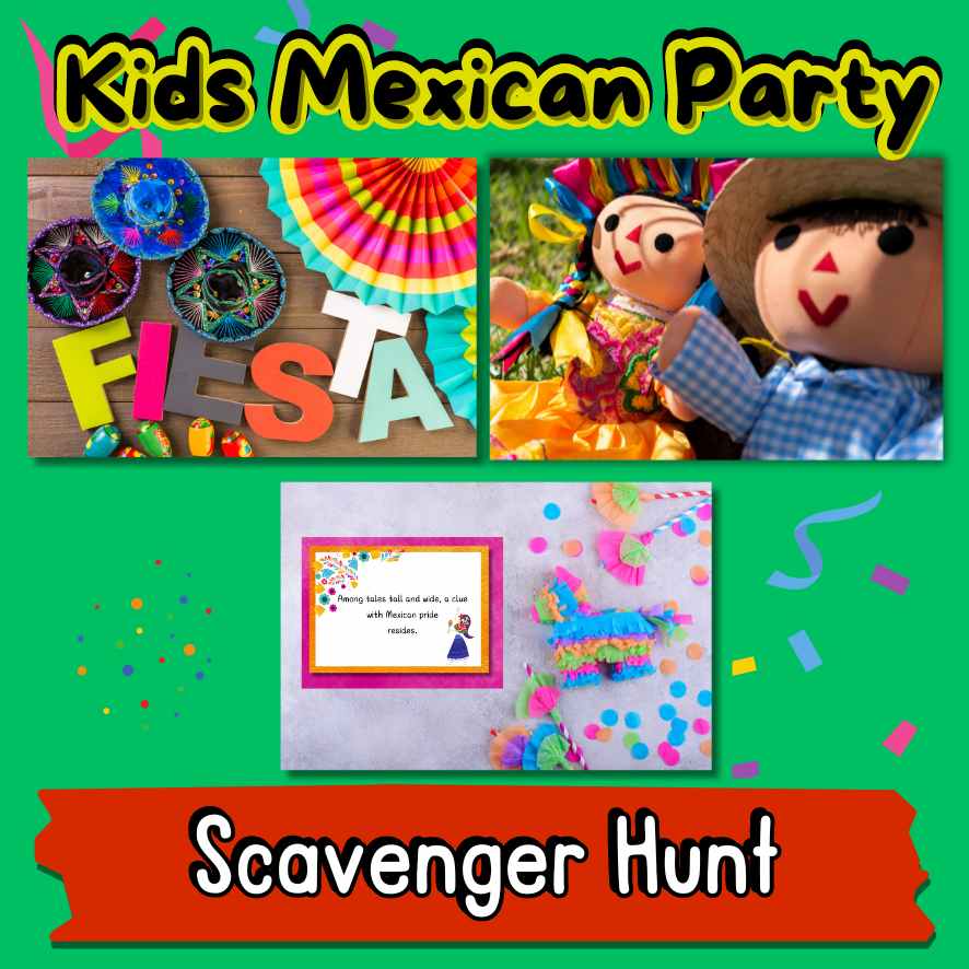 KIDS MEXICAN PARTY SCAVENGER HUNT