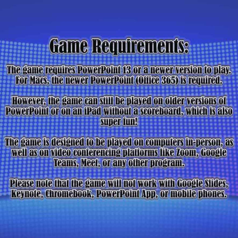 GAME FOR KIDS WHEEL VIRTUAL POWERPOINT – The Game Room