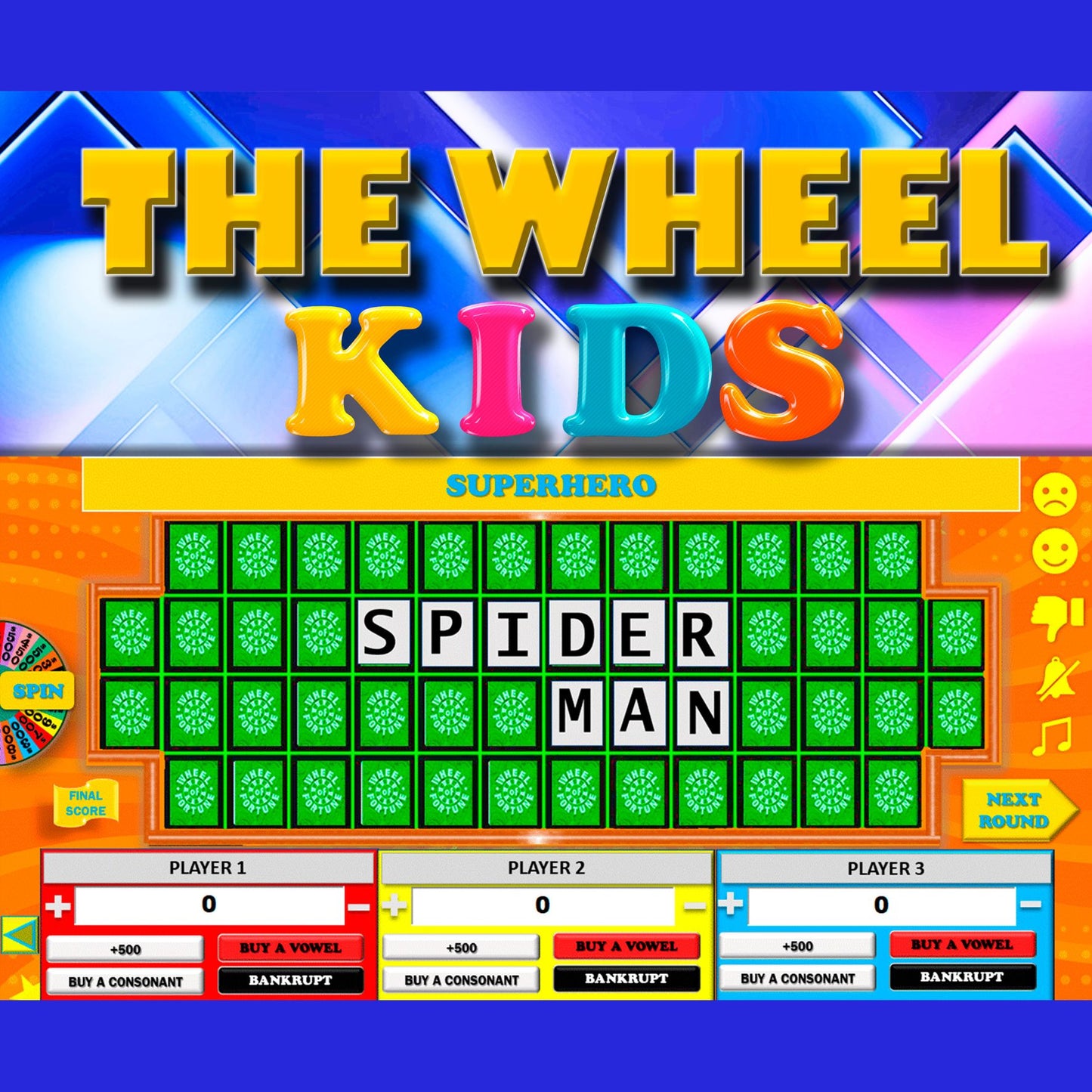 funny wheel game