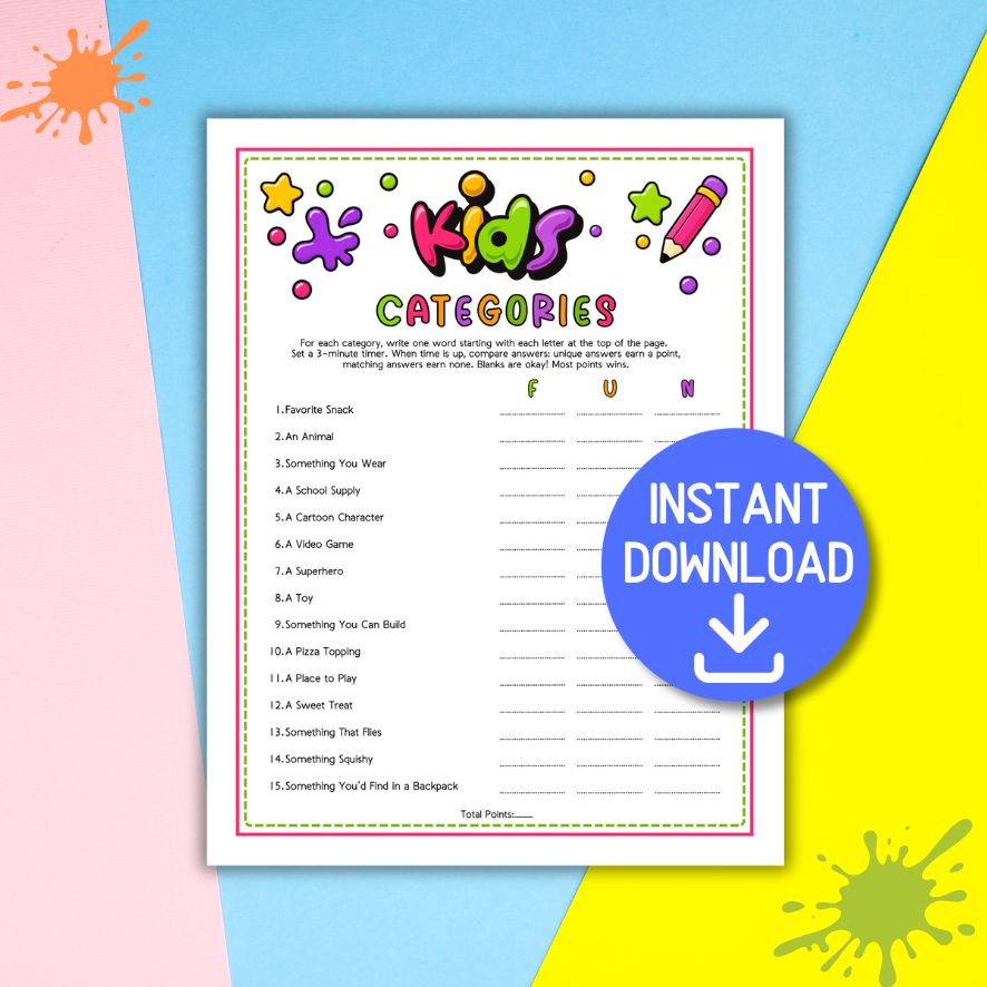 classroom word game

