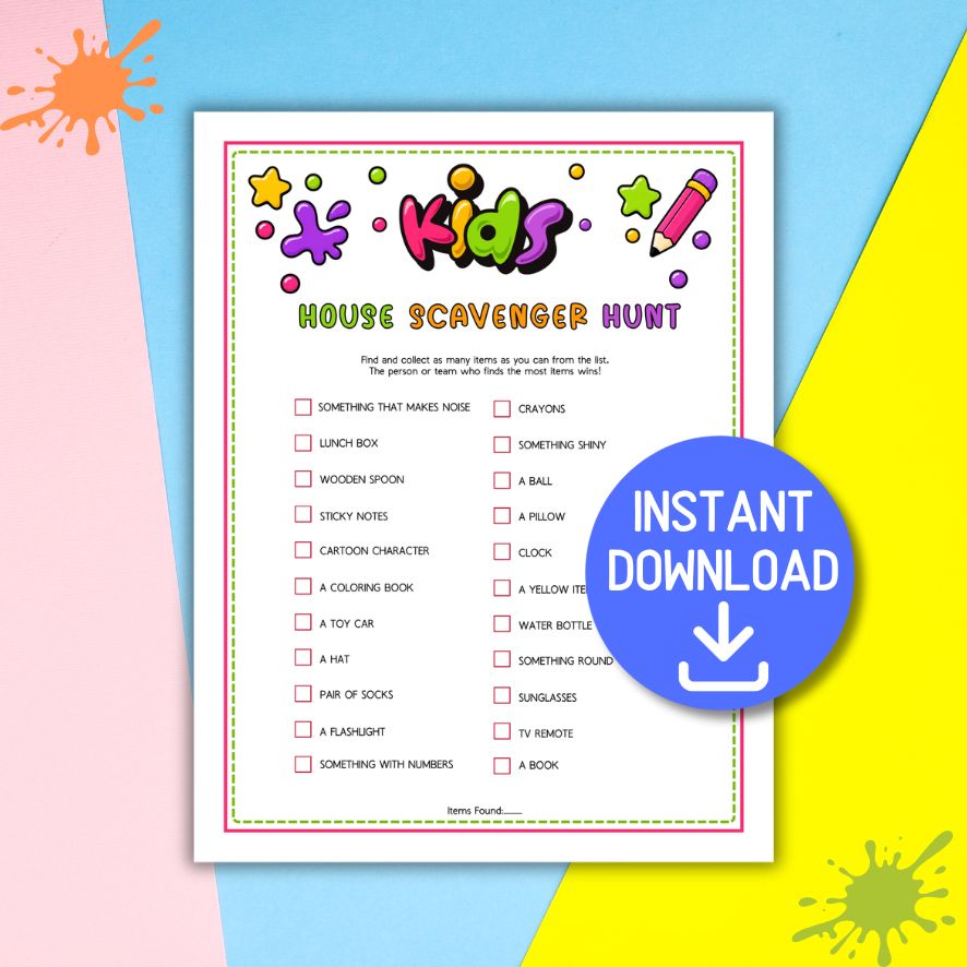 indoor treasure hunt for kids