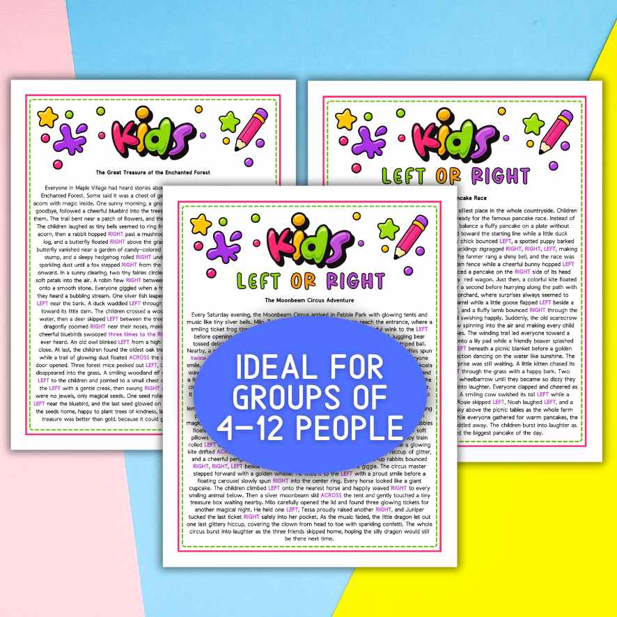 left right stories for kids