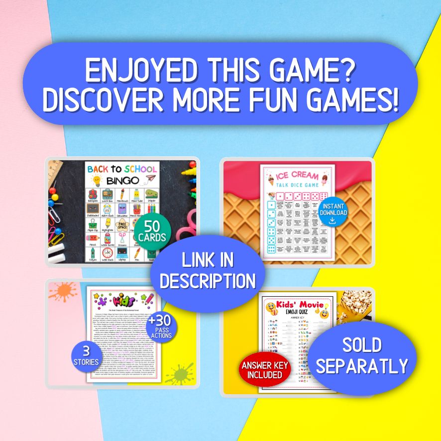 kids printable game

