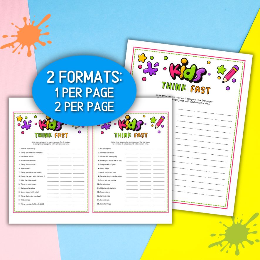 indoor activities for kids