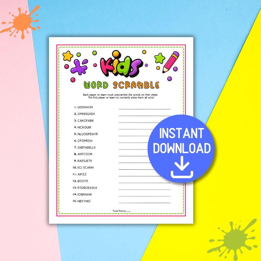 word puzzle game for kids