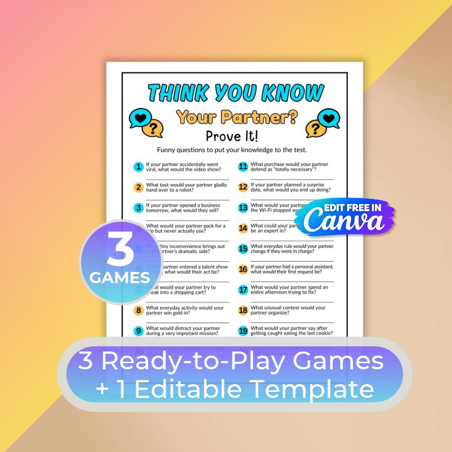 know your partner printable couples games