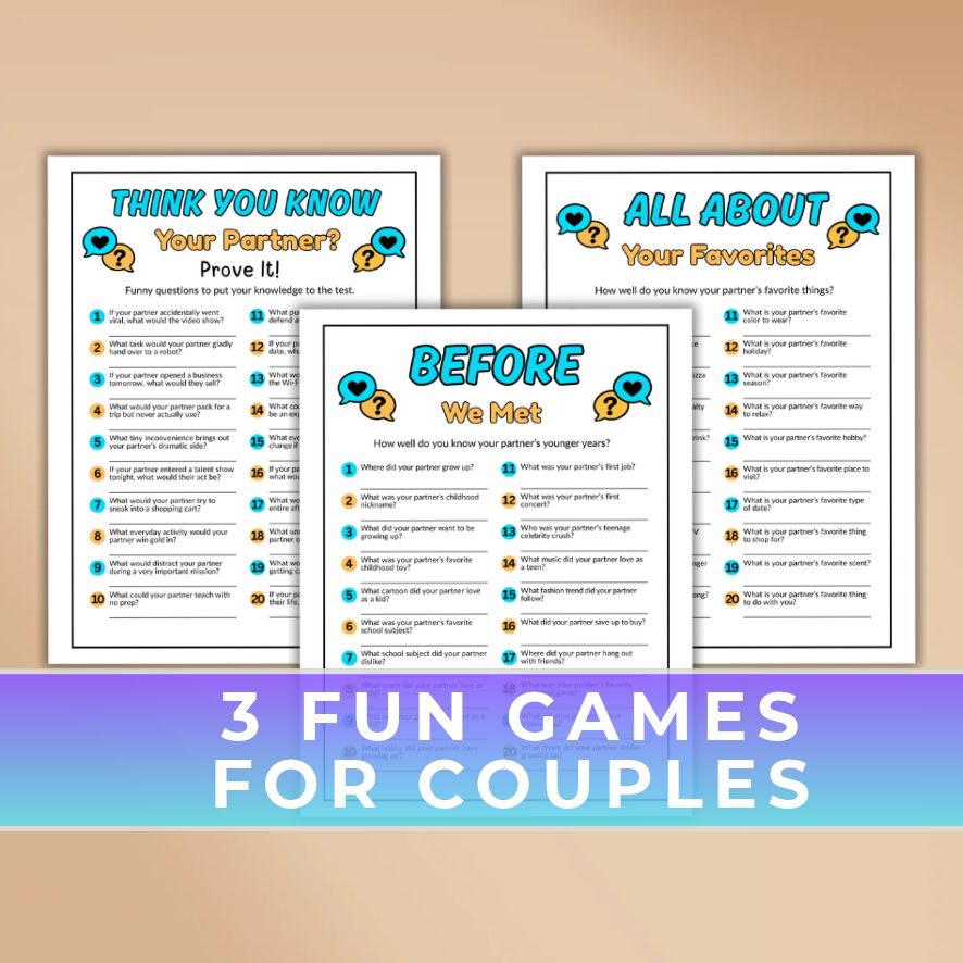 how well do you know your partner game