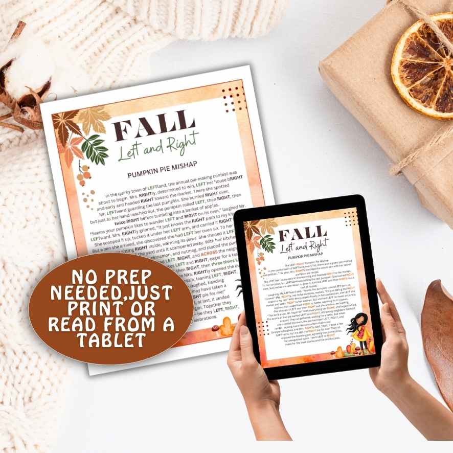 autumn left right story game