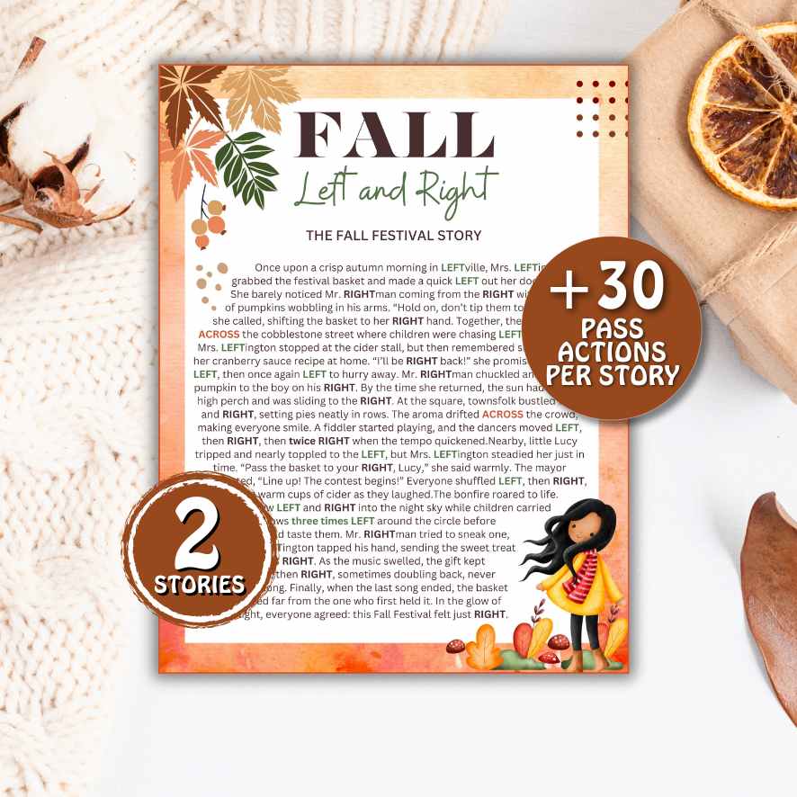 Fall left right storytelling