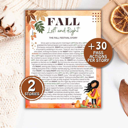 Fall left right storytelling