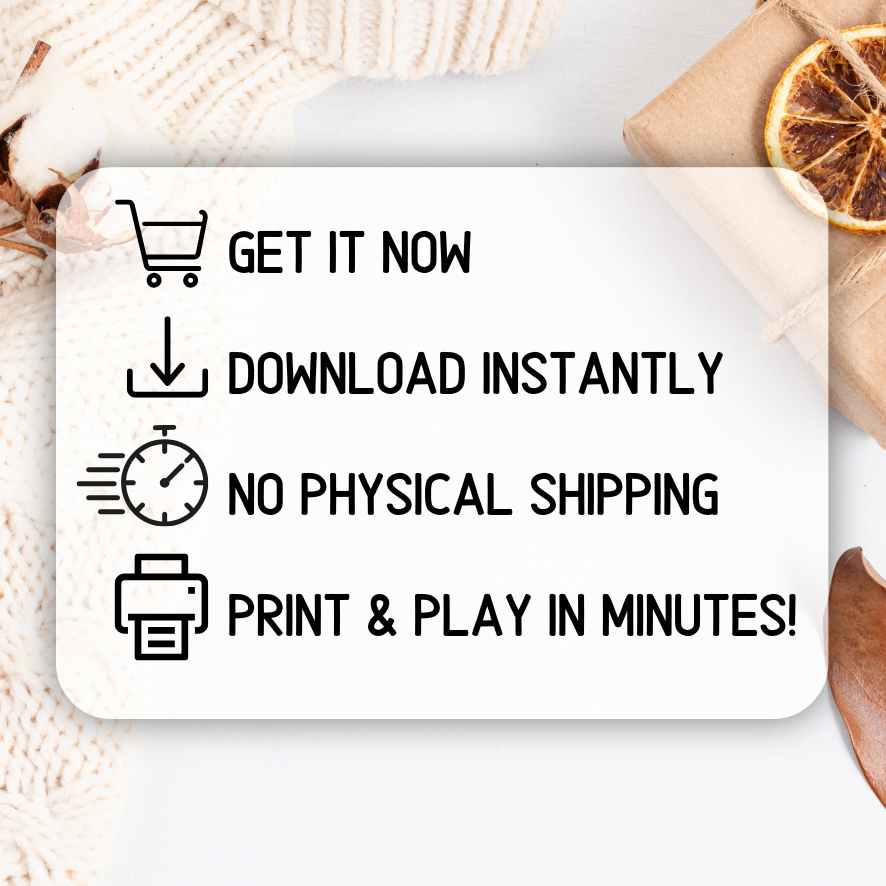 Printable left-right game