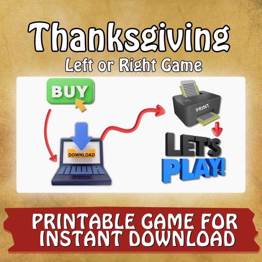 pass-to-the-right-or-left-gift-the-game-room for Thanksgiving Left Right Game Free Printable PASS TO THE RIGHT OR LEFT GIFT – The Game Room for Thanksgiving Left Right Game Free Printable