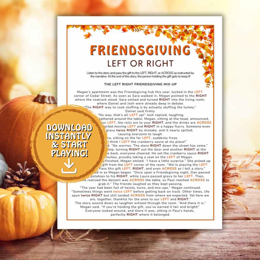 Friendsgiving Storytelling Game