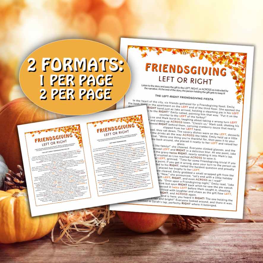 friendsgiving left right game