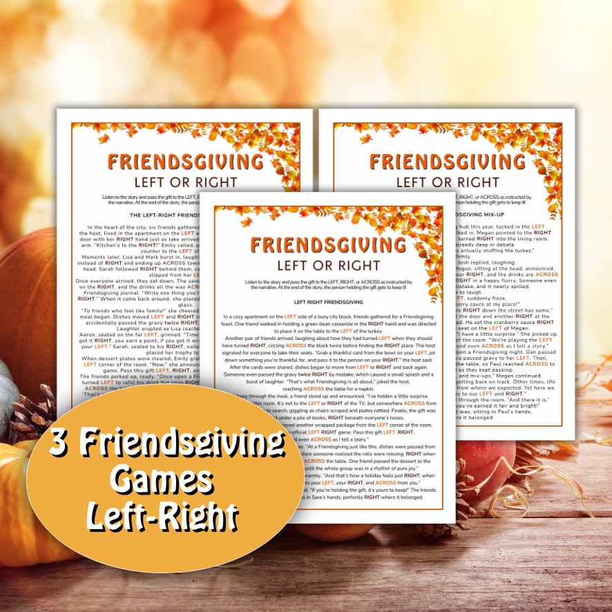 friendsgiving left right