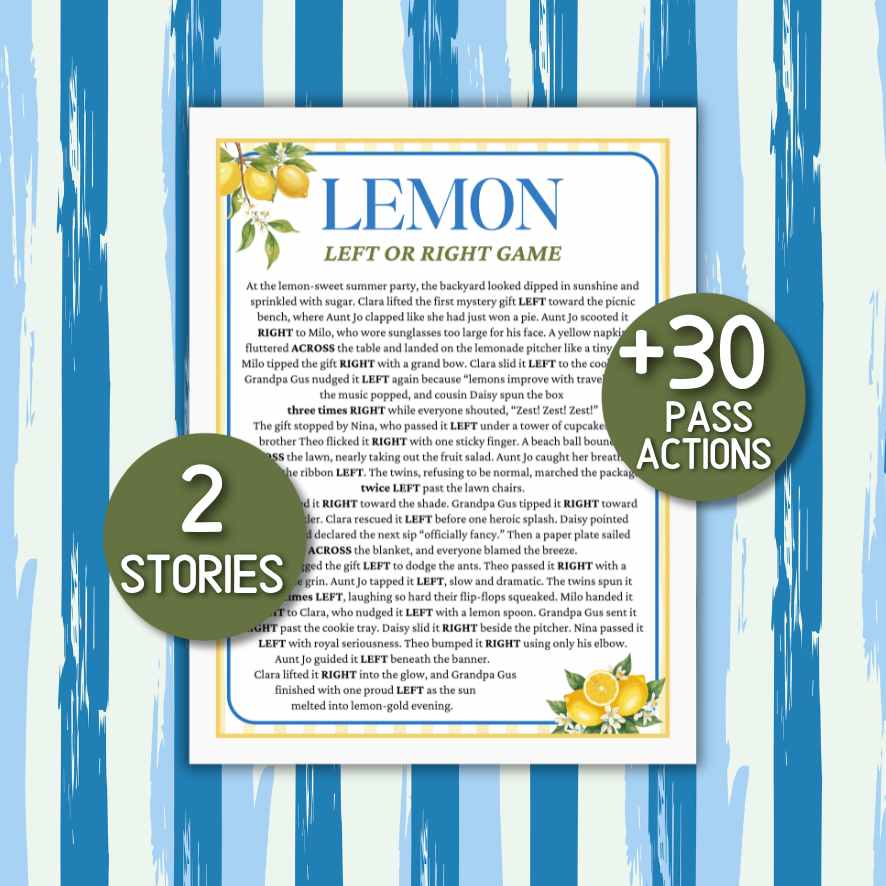 lemon left right game