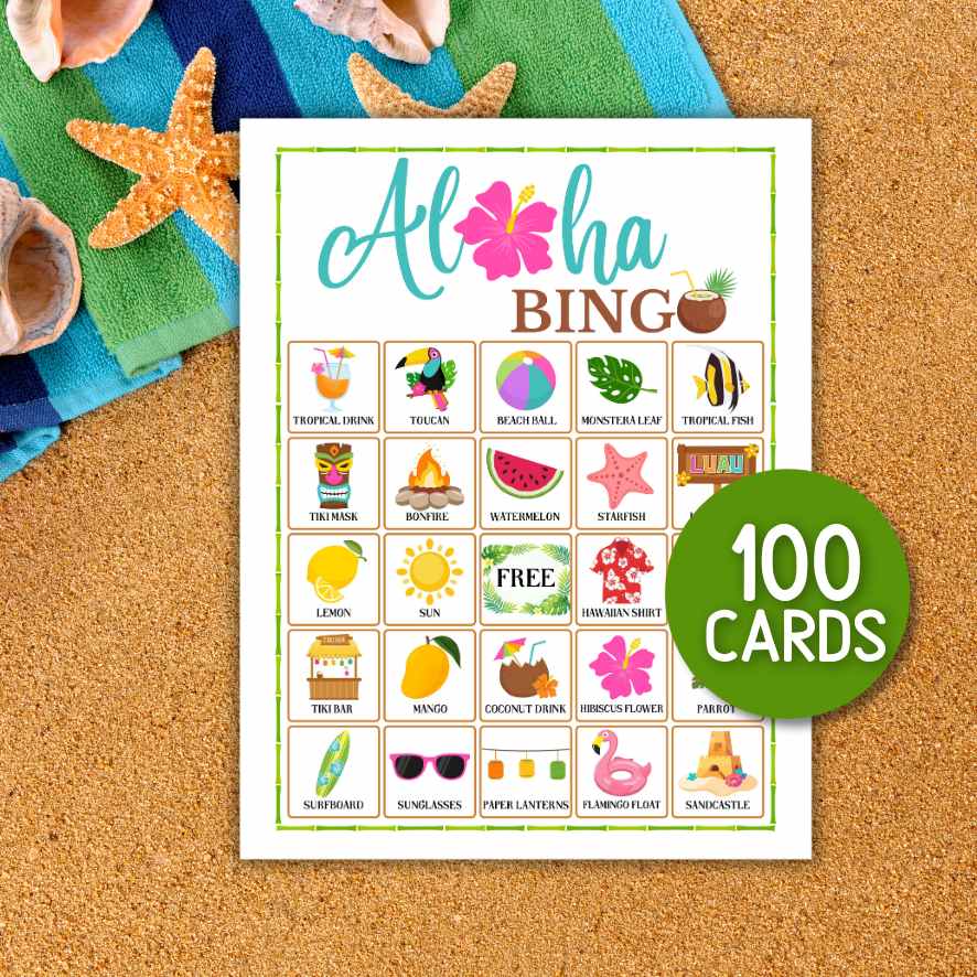 aloha bingo game printable

