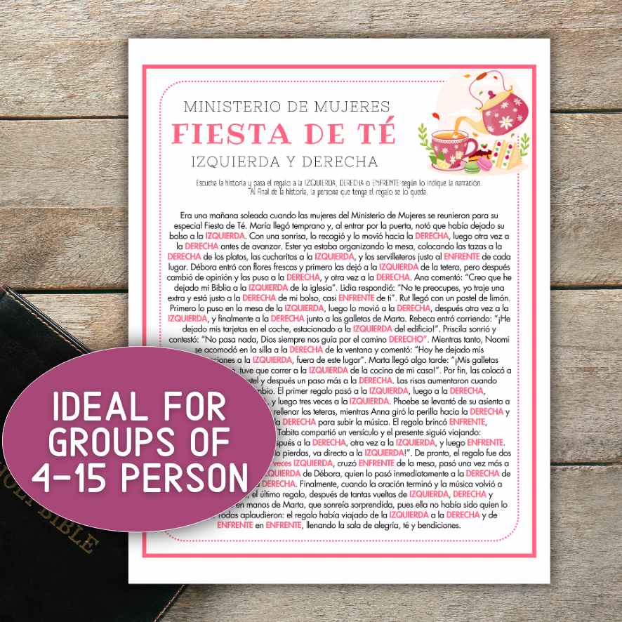 juego para ministerio de mujeres

