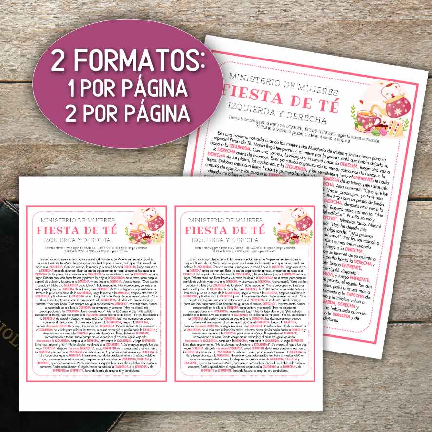 juego izquierda derecha biblico