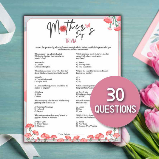 mothers day trivia

