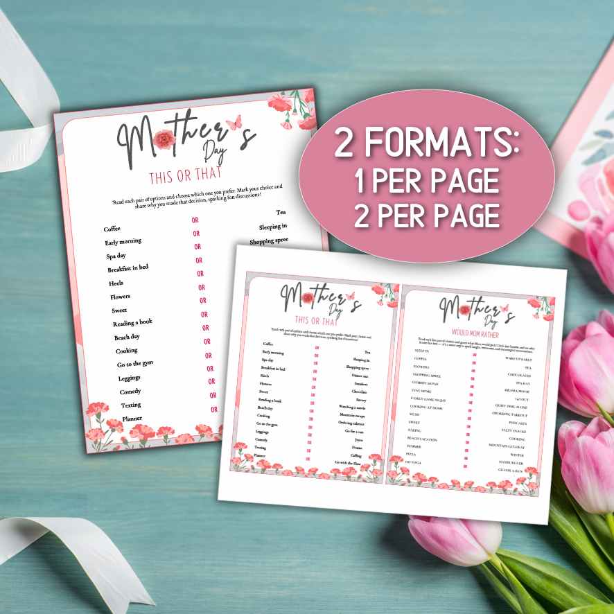 games for mothers day