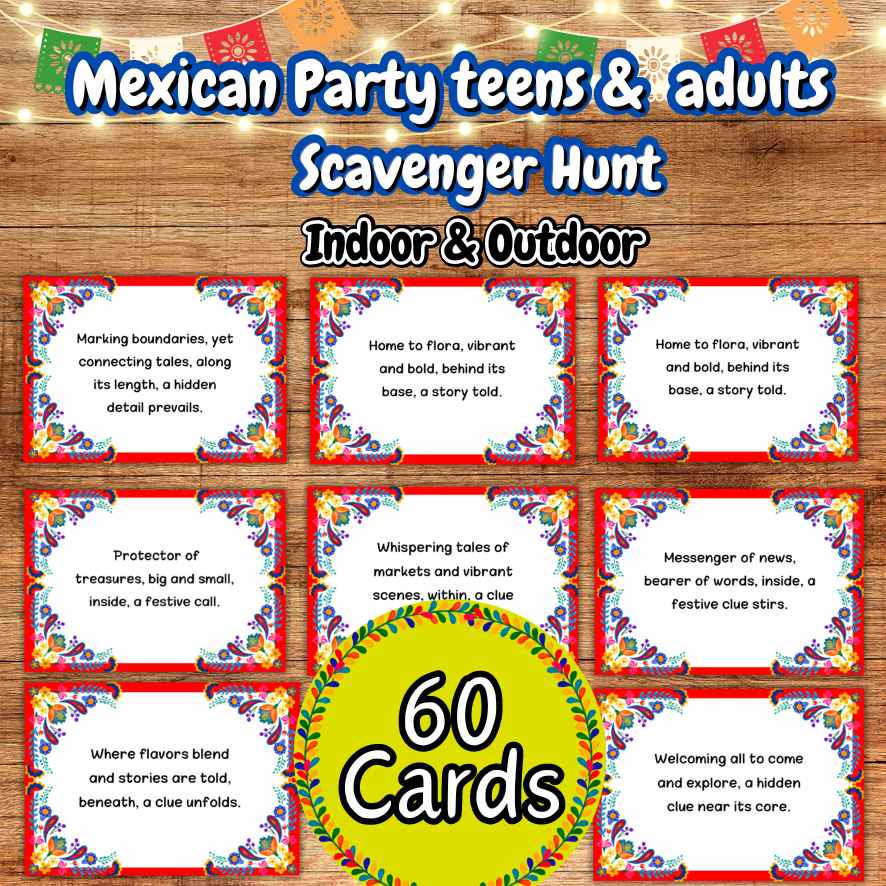 cinco de mayo scavenger hunt