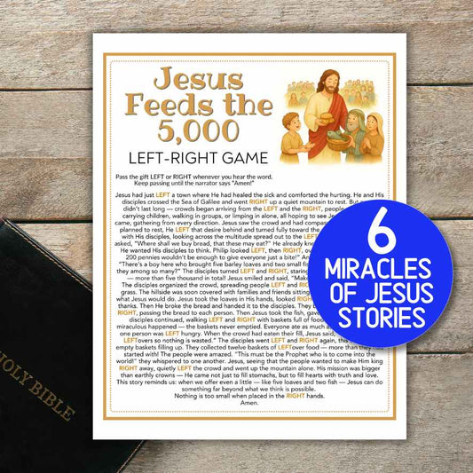 miracle of jesus left right game