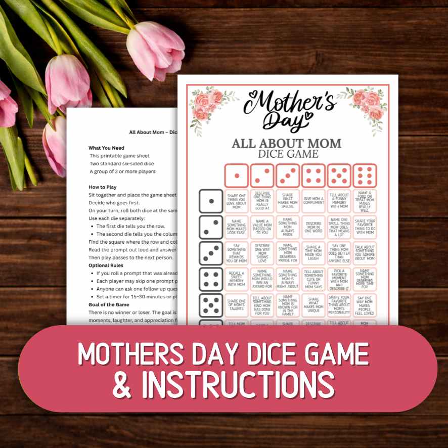 mom appreciation game