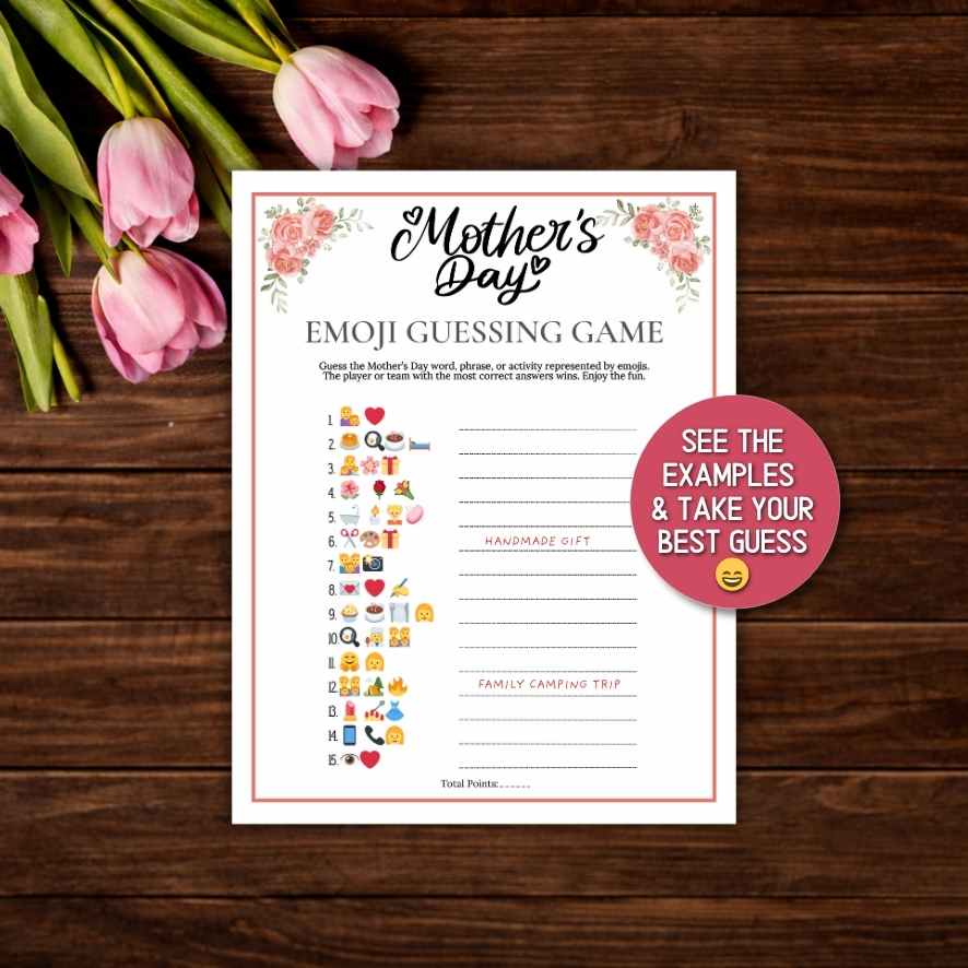 mothers day emoji quiz