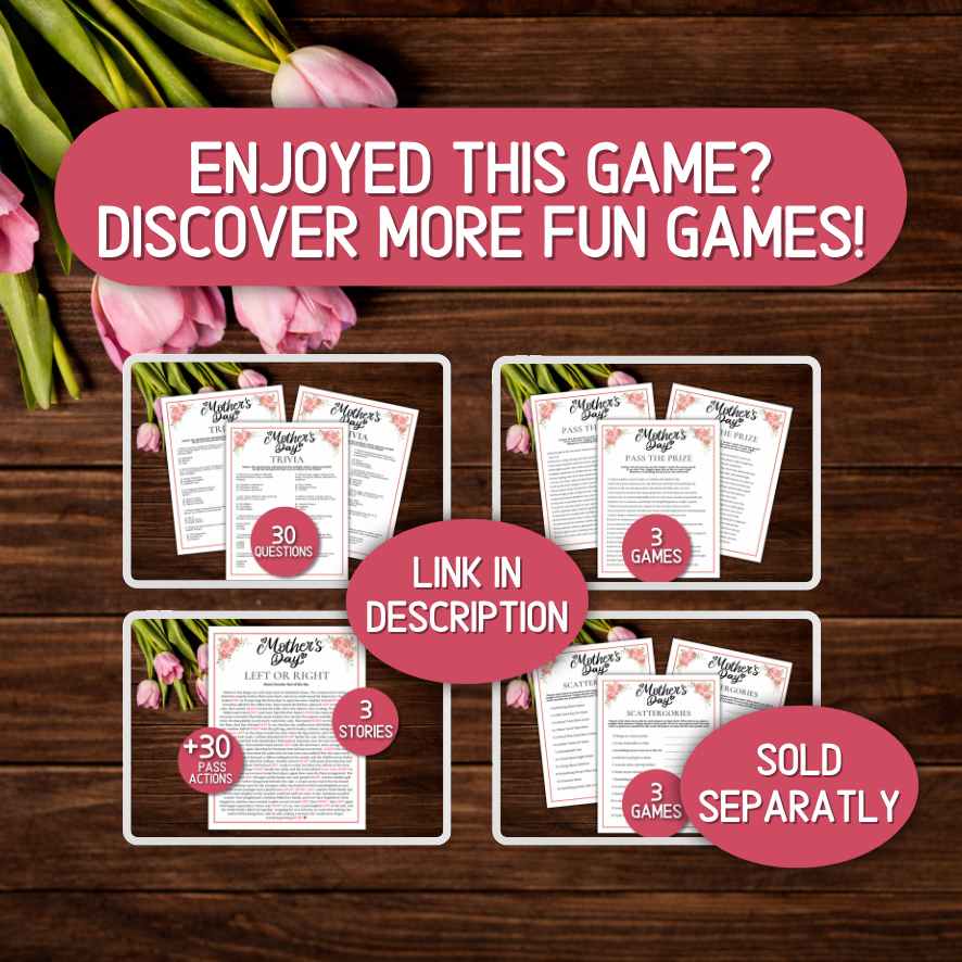 floral mothers day game