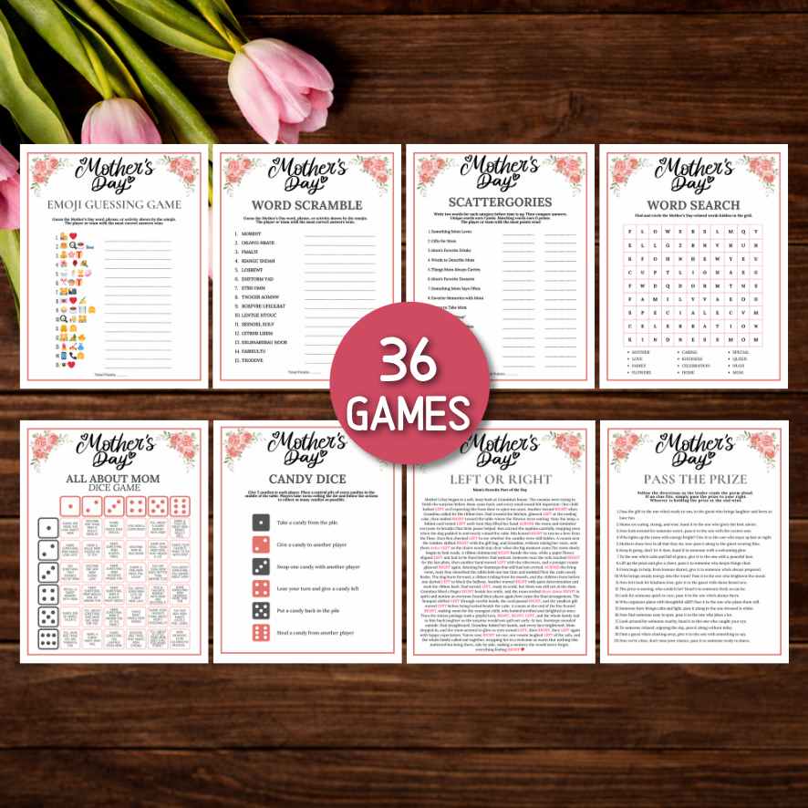 mothers day games printable

