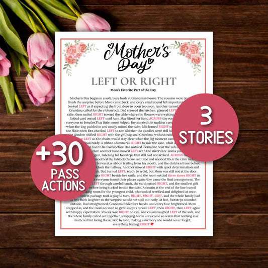 mothers day left right game printable

