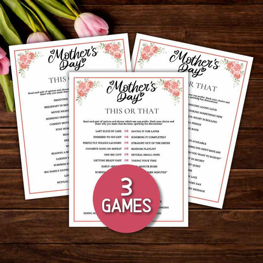 mothers day this or that game printable