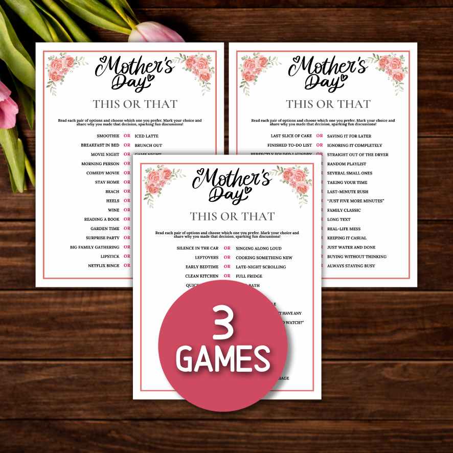 mothers day icebreaker
