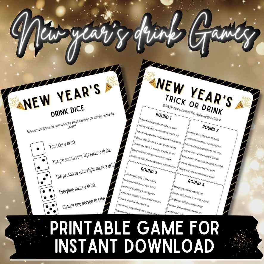 NEW YEARS DRINKING GAME PRINTABLE – The Game Room new-years-drinking-game-printable-the-game-room
