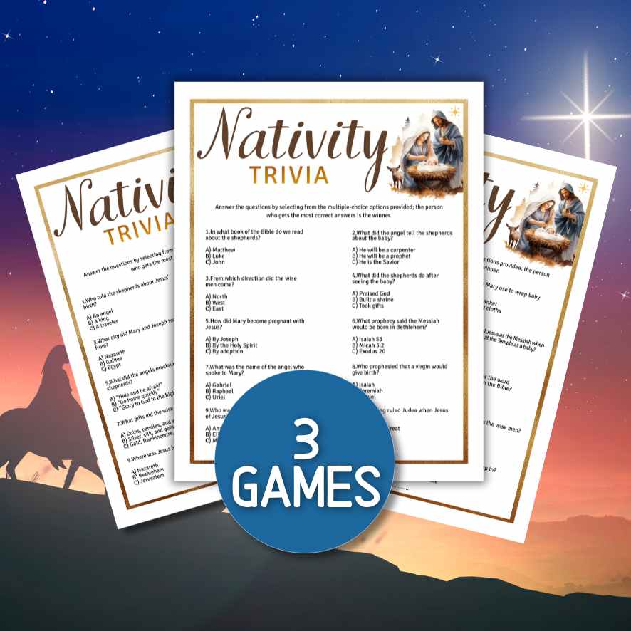 nativity trivia game