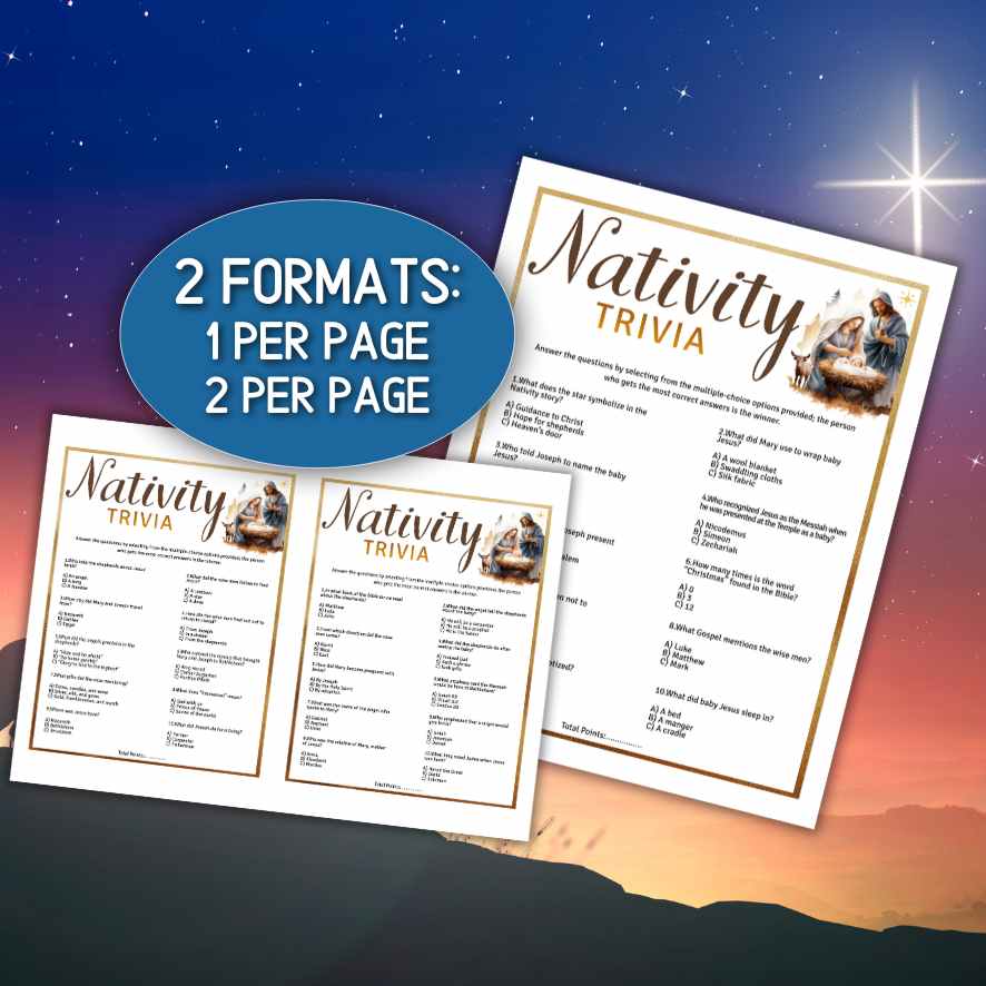 nativity trivia questions with answers

