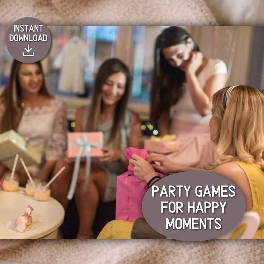 baby shower games printable pack