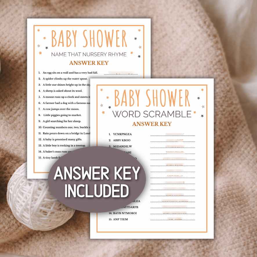 baby shower icebreaker